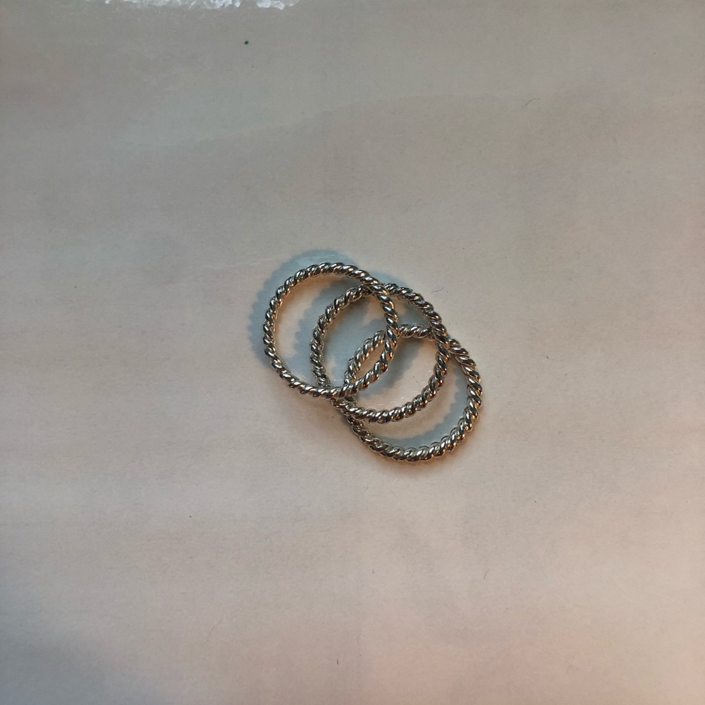 Stackable ring set